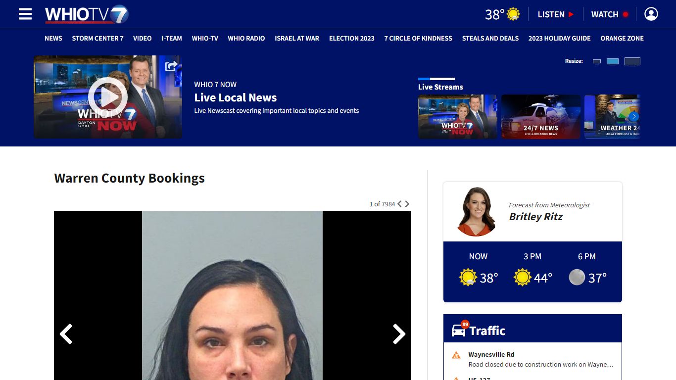Warren County Inmates – WHIO TV 7 and WHIO Radio